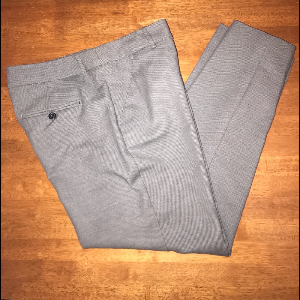 Merona Sz10 Grey Gray Office Slacks Pants Trousers